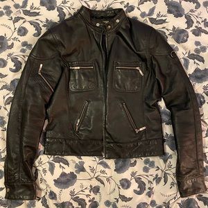 Vintage ‘00s leather moto jacket